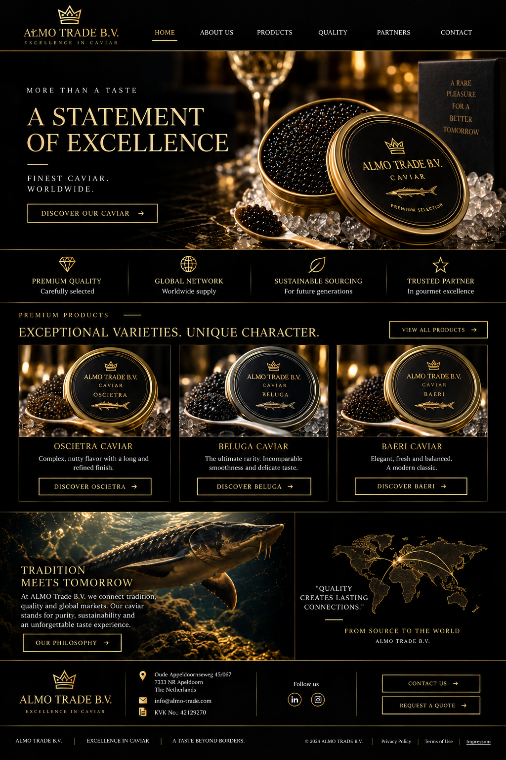 ALMO Trade B.V. – Premium Caviar